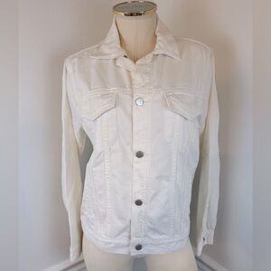 DL1961 Denim White Jean Jacket | Size XS